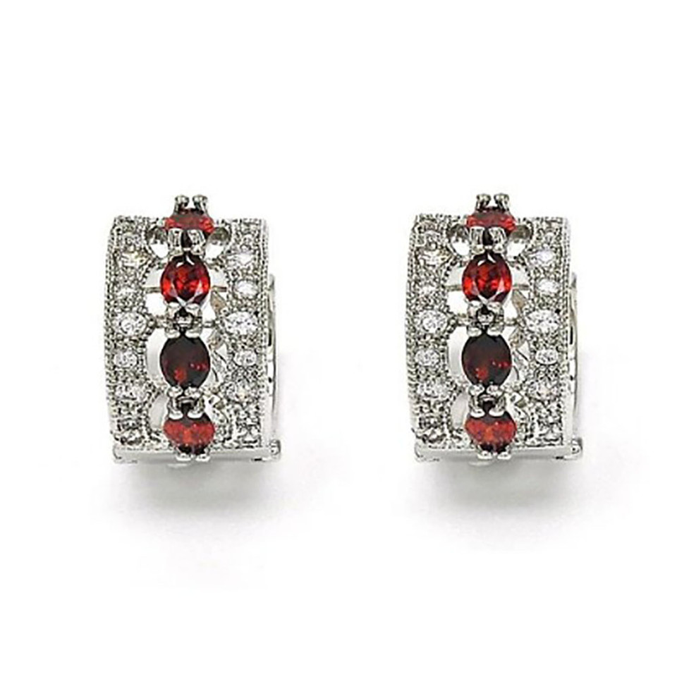 Lab-Created Sparkling Gemstone Earrings product image