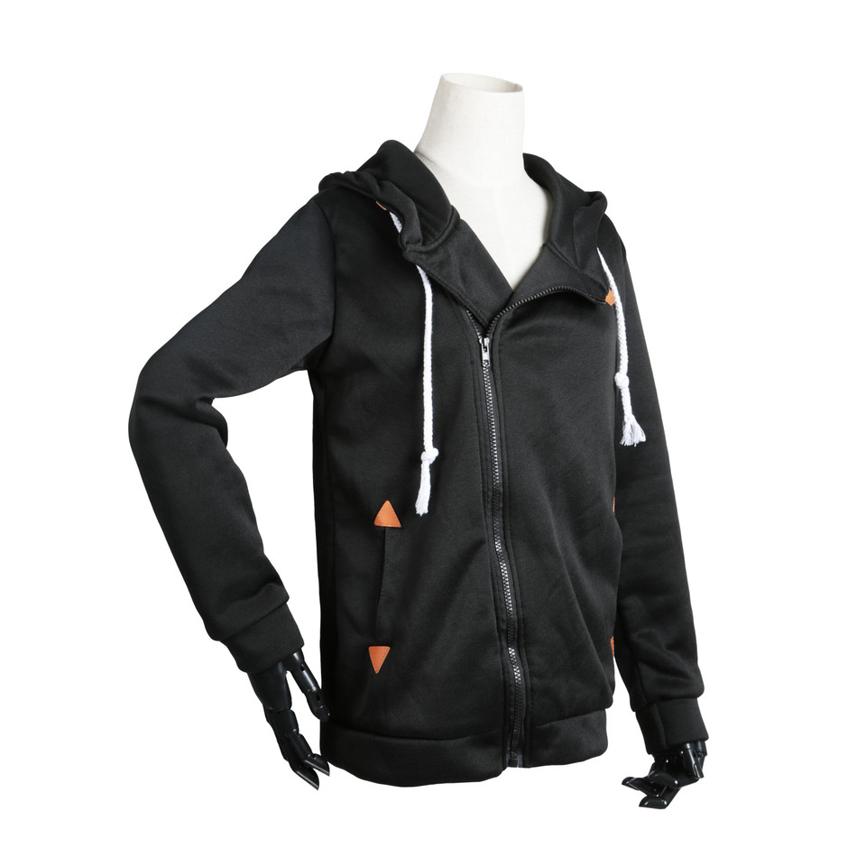 Women's Full Zip-up Brushed Inner Hoodie product image