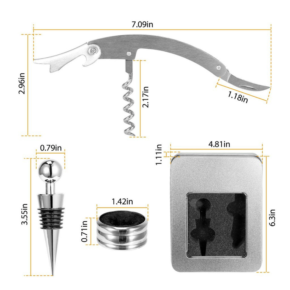 iMounTEK 3Pcs Wine Bottle Opener Set  product image