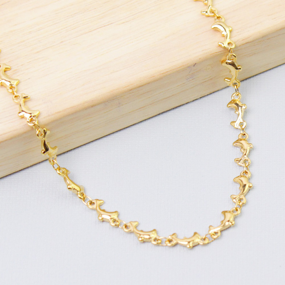 Gold Dolphin Anklet product image