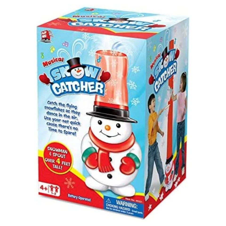 Musical Snow Catcher 4-Foot Snowman Winter Holiday Game product image