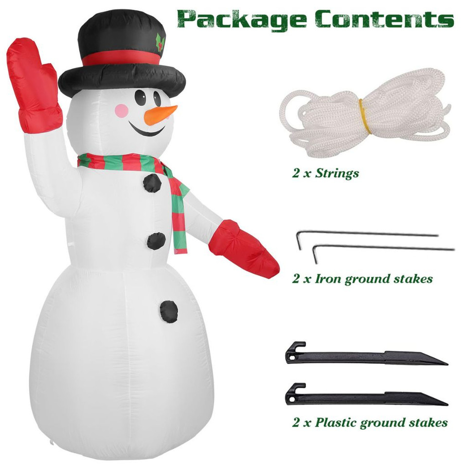 7.9-Foot Holiday Inflatable Snowman with Built-in Blower product image