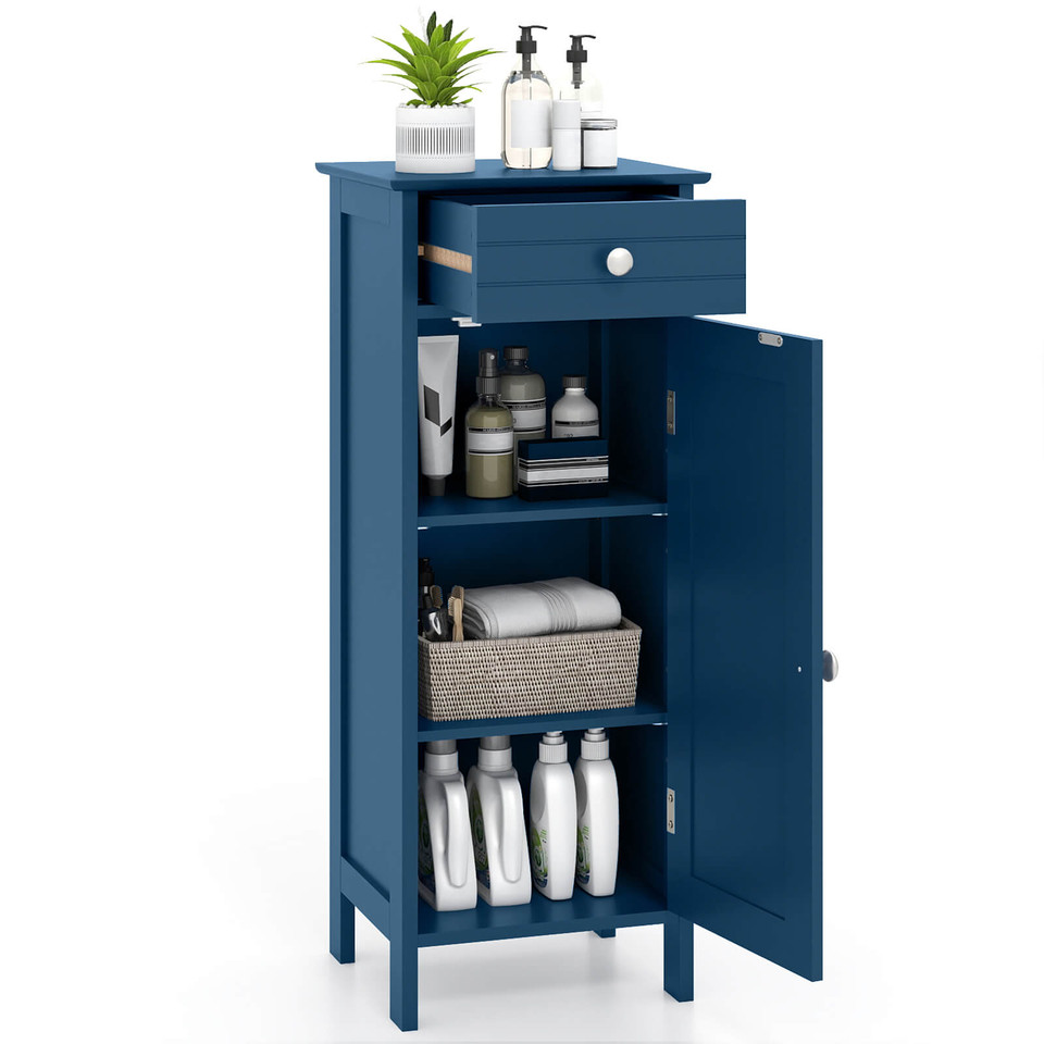 Free-Standing Bathroom Floor Cabinet with Drawer product image