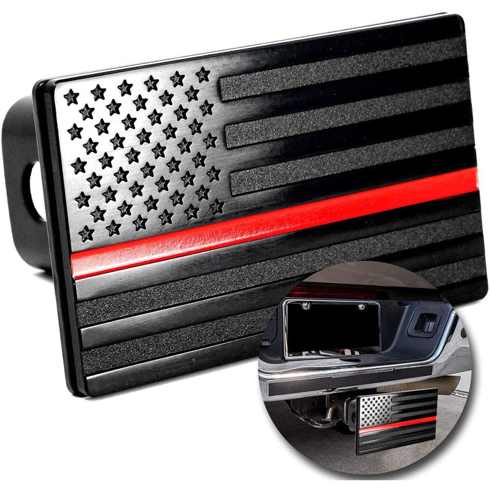 Zone Tech American Flag Hitch Cover product image