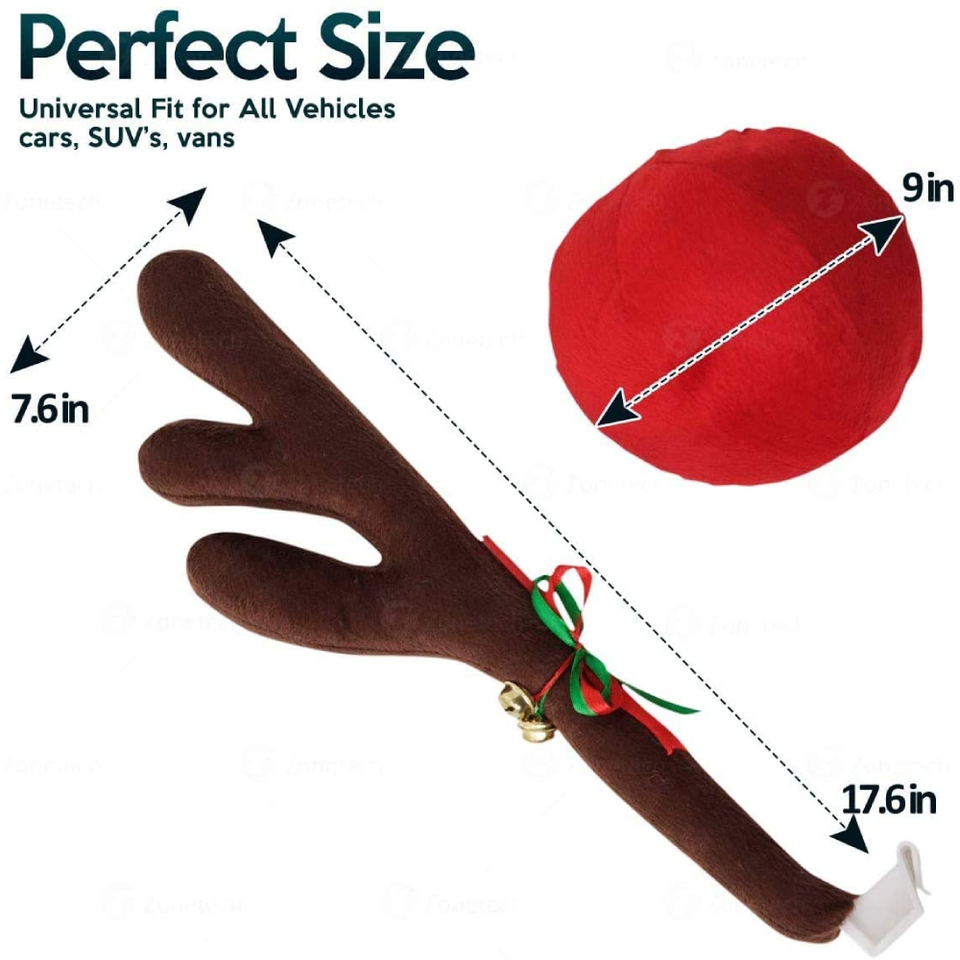 Zone Tech Car Reindeer Accessory Set product image