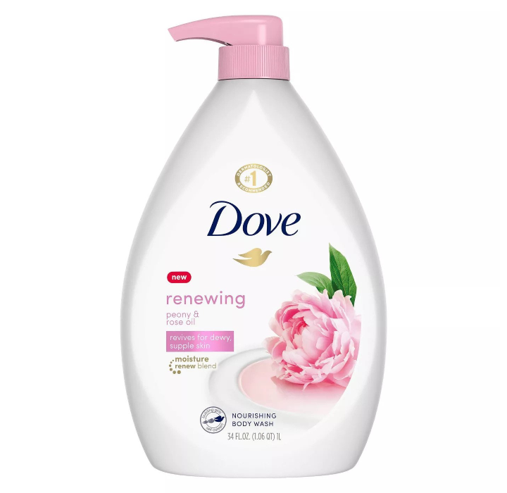 Dove® Shower Gel Body Wash with Pump (4-Pack) product image