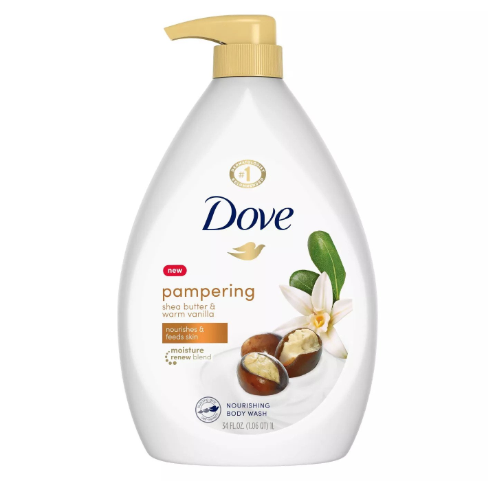 Dove® Shower Gel Body Wash with Pump (4-Pack) product image