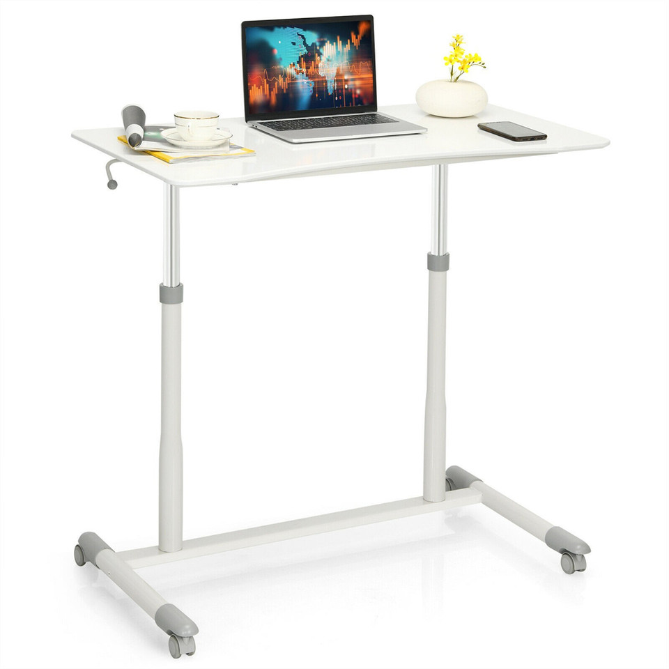 Rolling Height-Adjustable Sit/Stand Desk product image