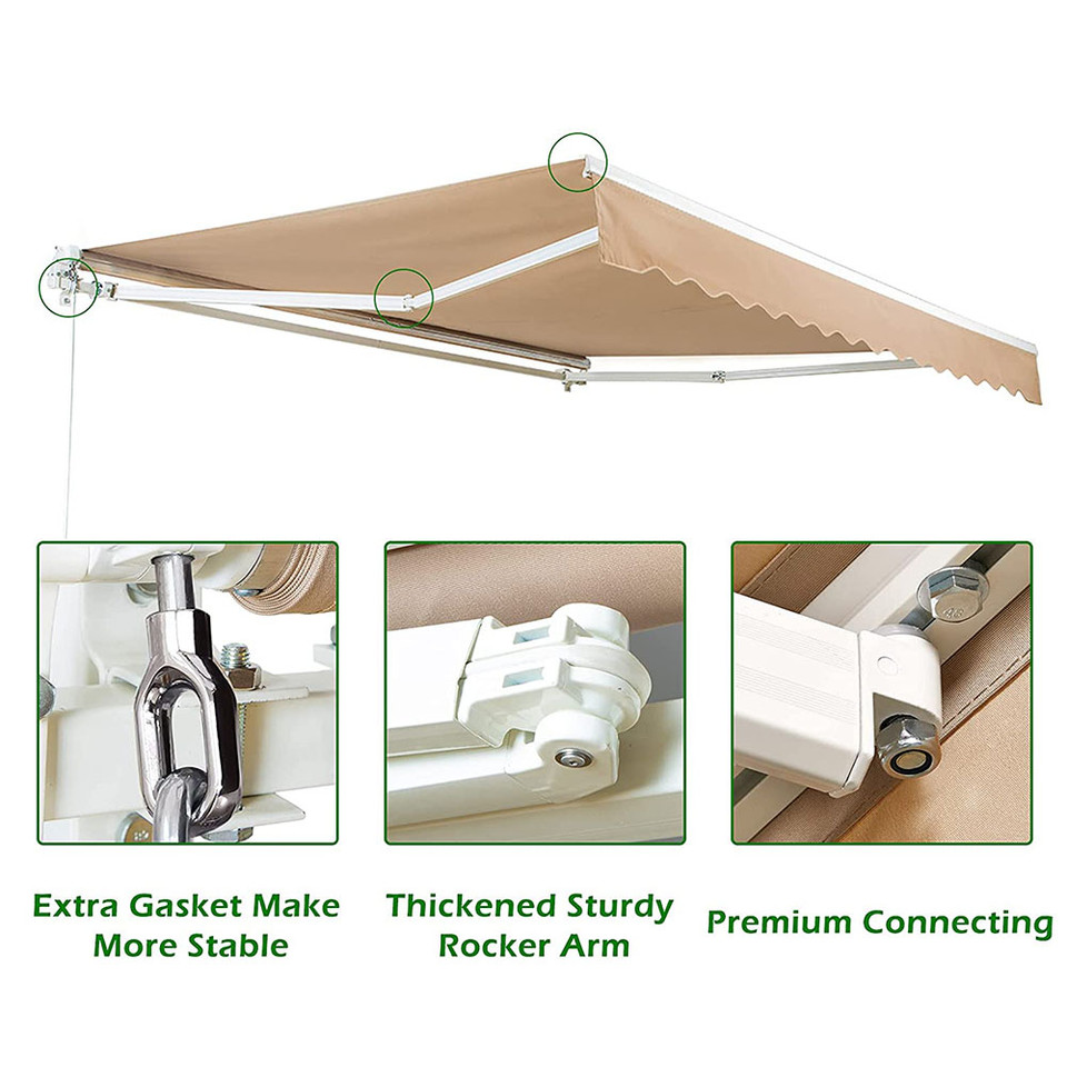 Retractable Sun Shade Awning (4 Sizes) product image