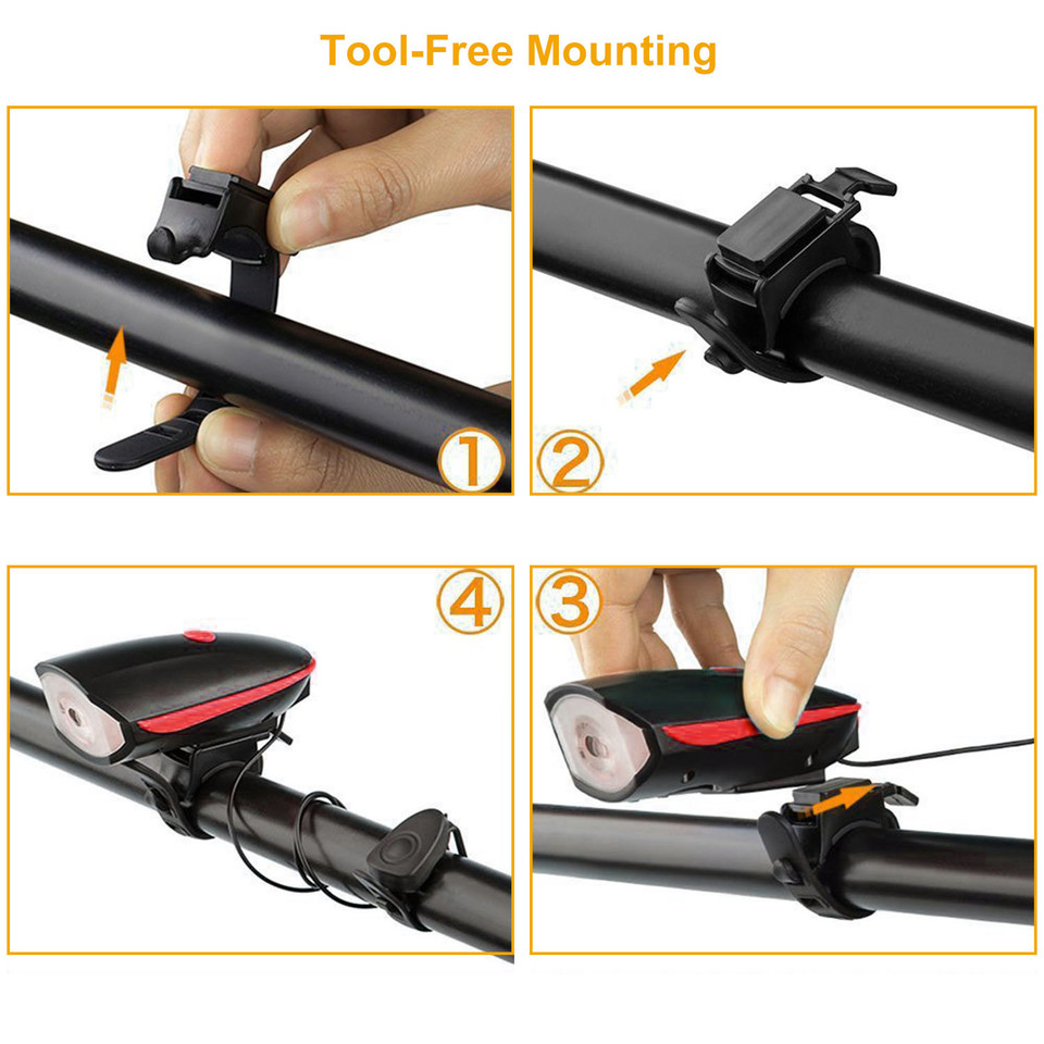 10,000-Lumen Rechargeable LED Bike Headlight product image