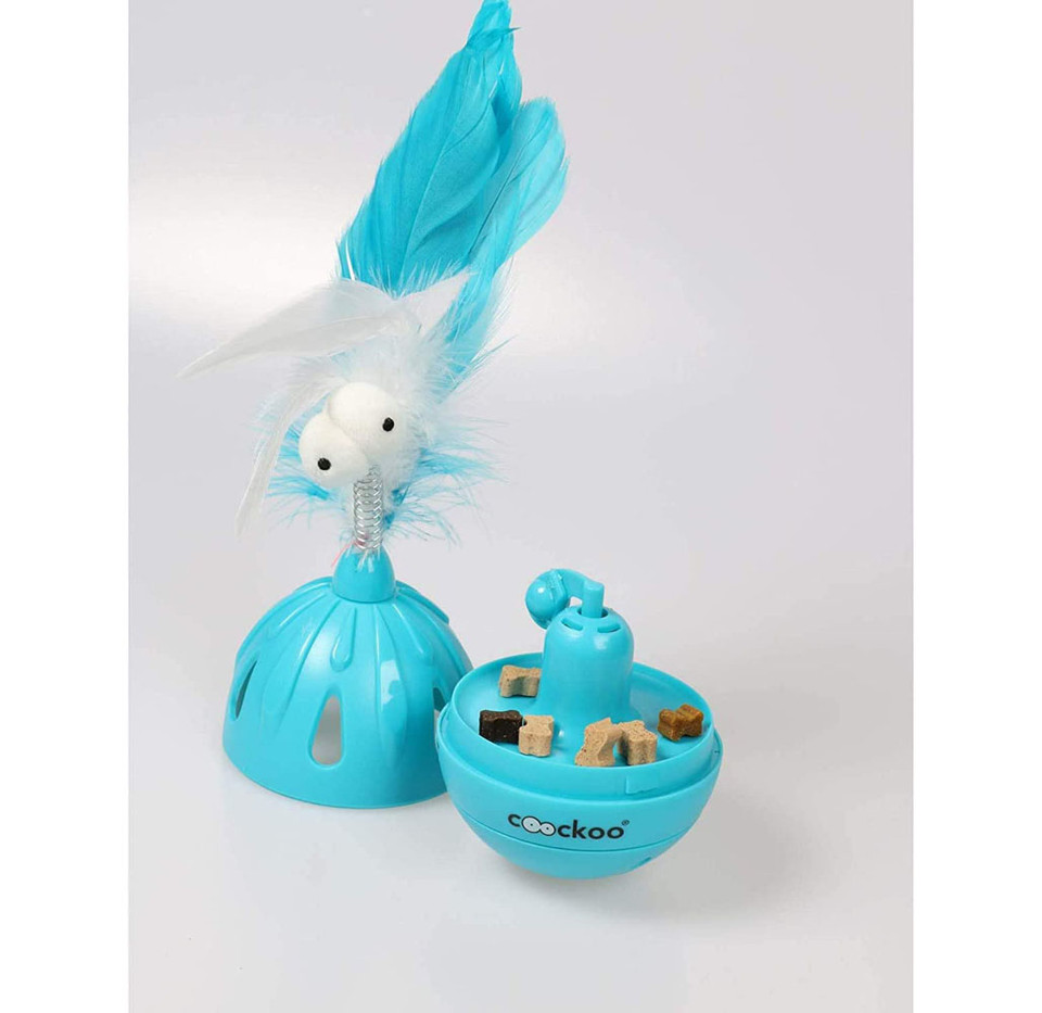 PetPals Coockoo Tumbler Cat Toy and Treat Dispenser with Timer product image