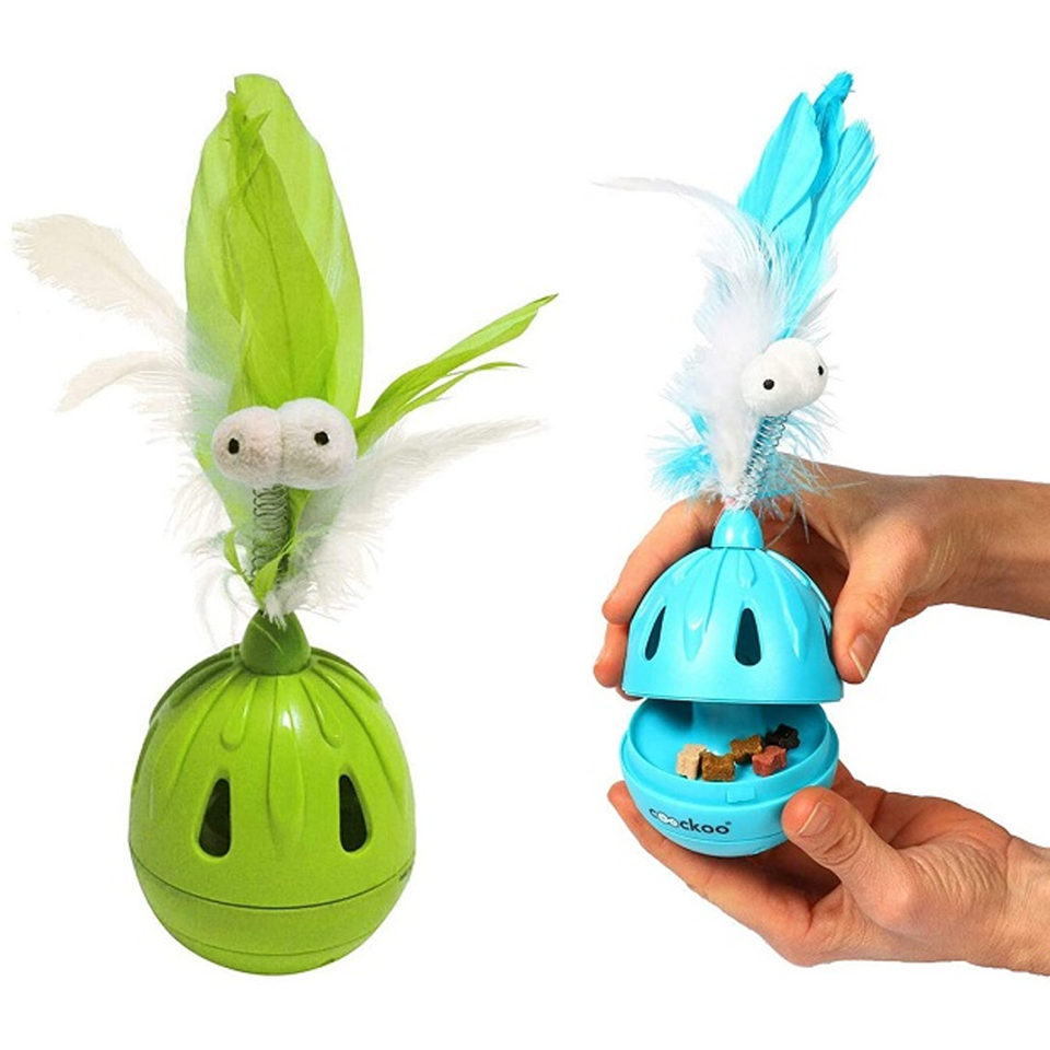 PetPals Coockoo Tumbler Cat Toy and Treat Dispenser with Timer product image