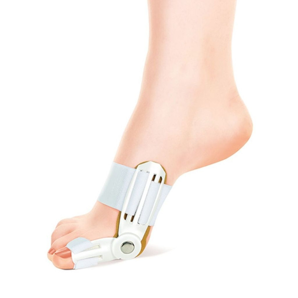 Medical-Grade Adjustable Bunion Toe Splint with Hinge (2-Pack) product image