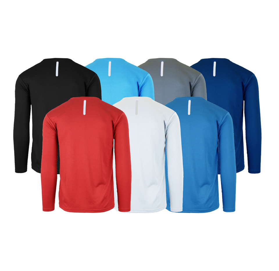 Men's Long Sleeve Moisture Wicking Sports Tee (2-Pack) product image