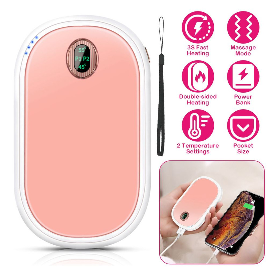 2-in-1 Rechargeable USB Hand Warmer and Power Bank product image