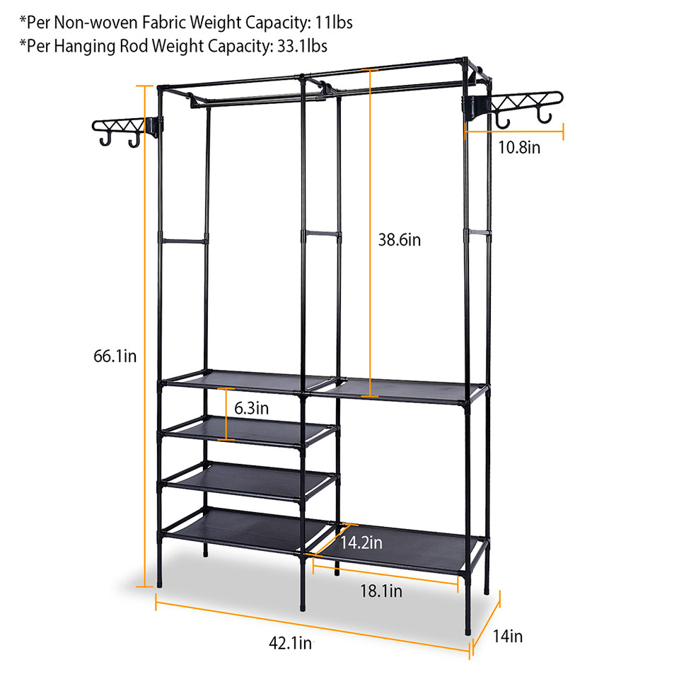 NewHome™ Metal Garment Rack product image