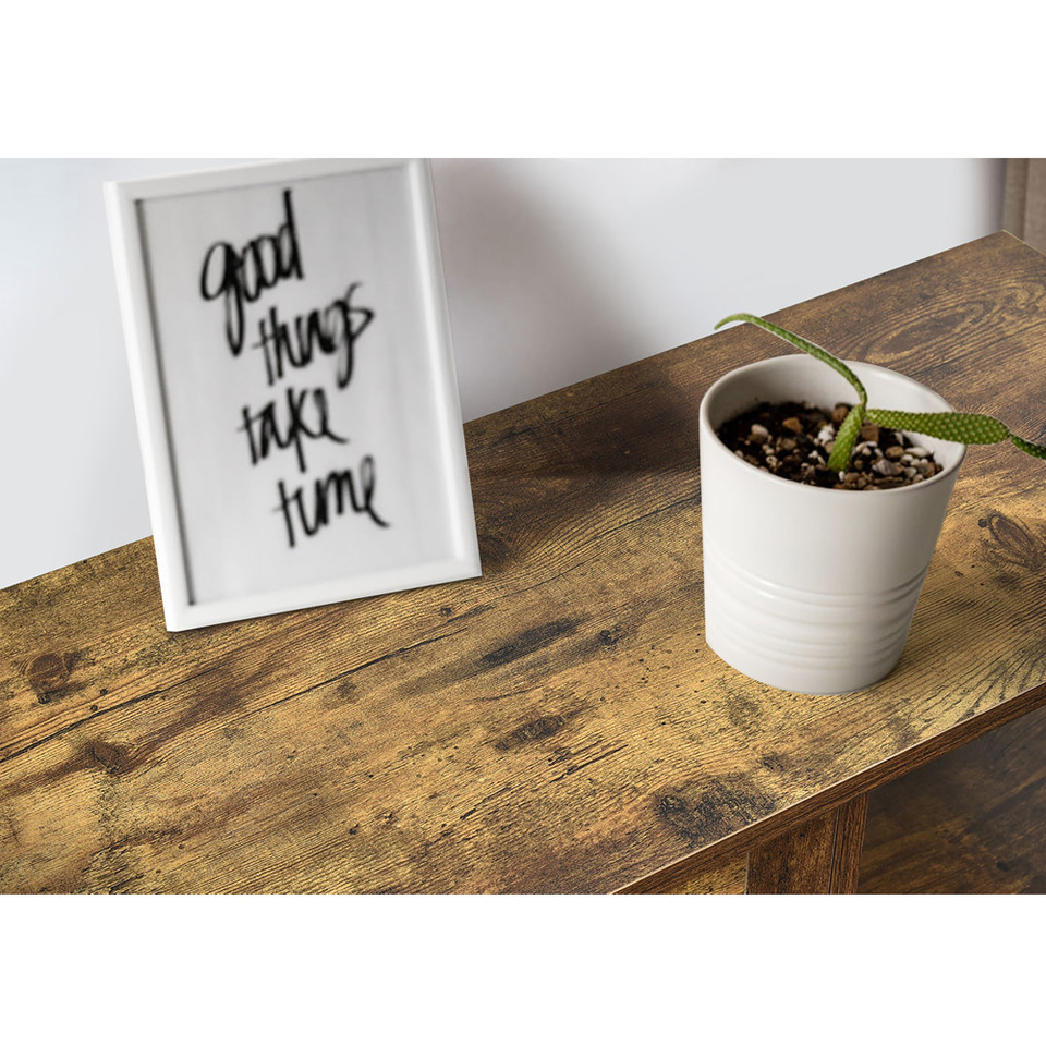 Rustic Wood and Metal Freestanding Storage Cabinet product image