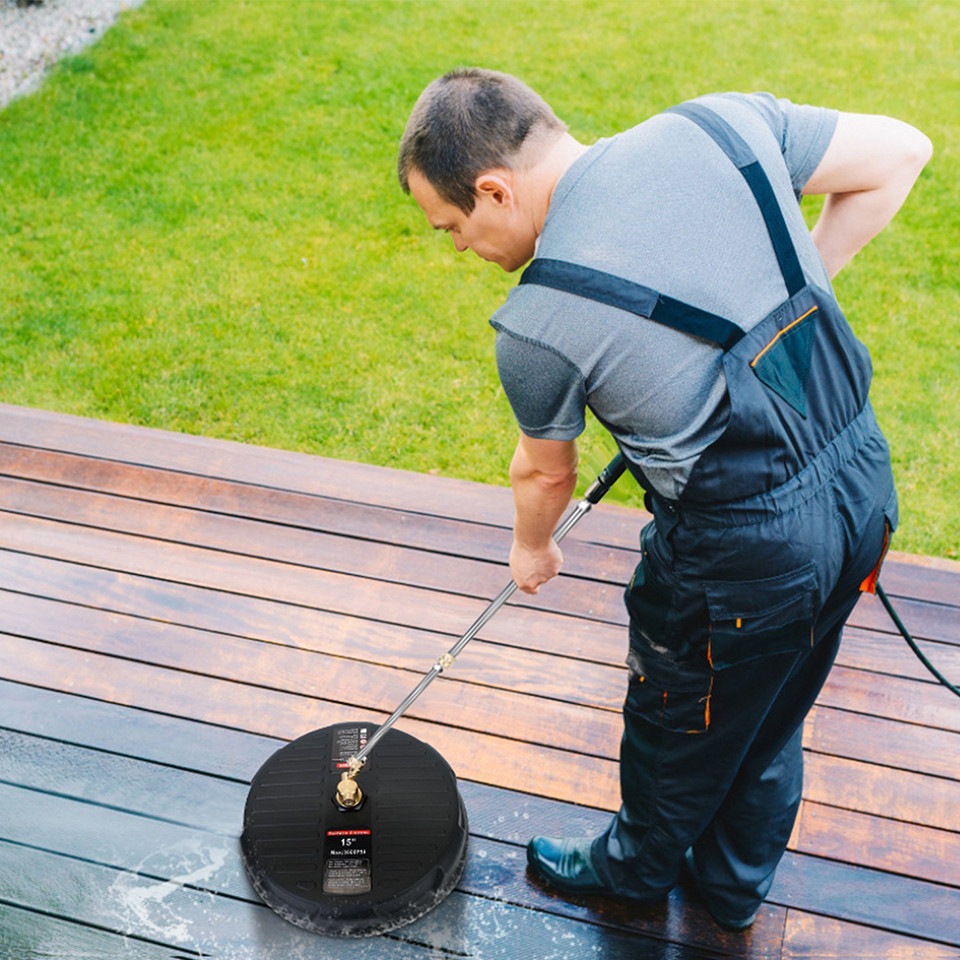 15-Inch Pressure Washer Surface Cleaner Attachment with Extension Wand product image