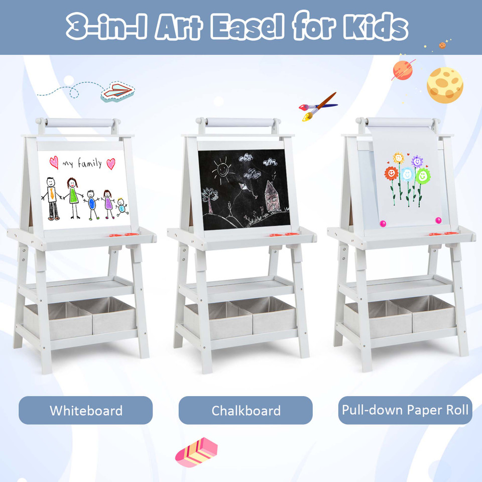 Kids' Double-Sided 3-in-1 Art Easel product image