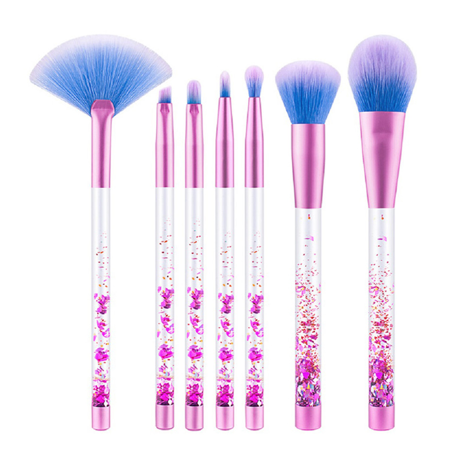 7-Piece Professional Abstract Everyday Use Makeup Brush Set product image