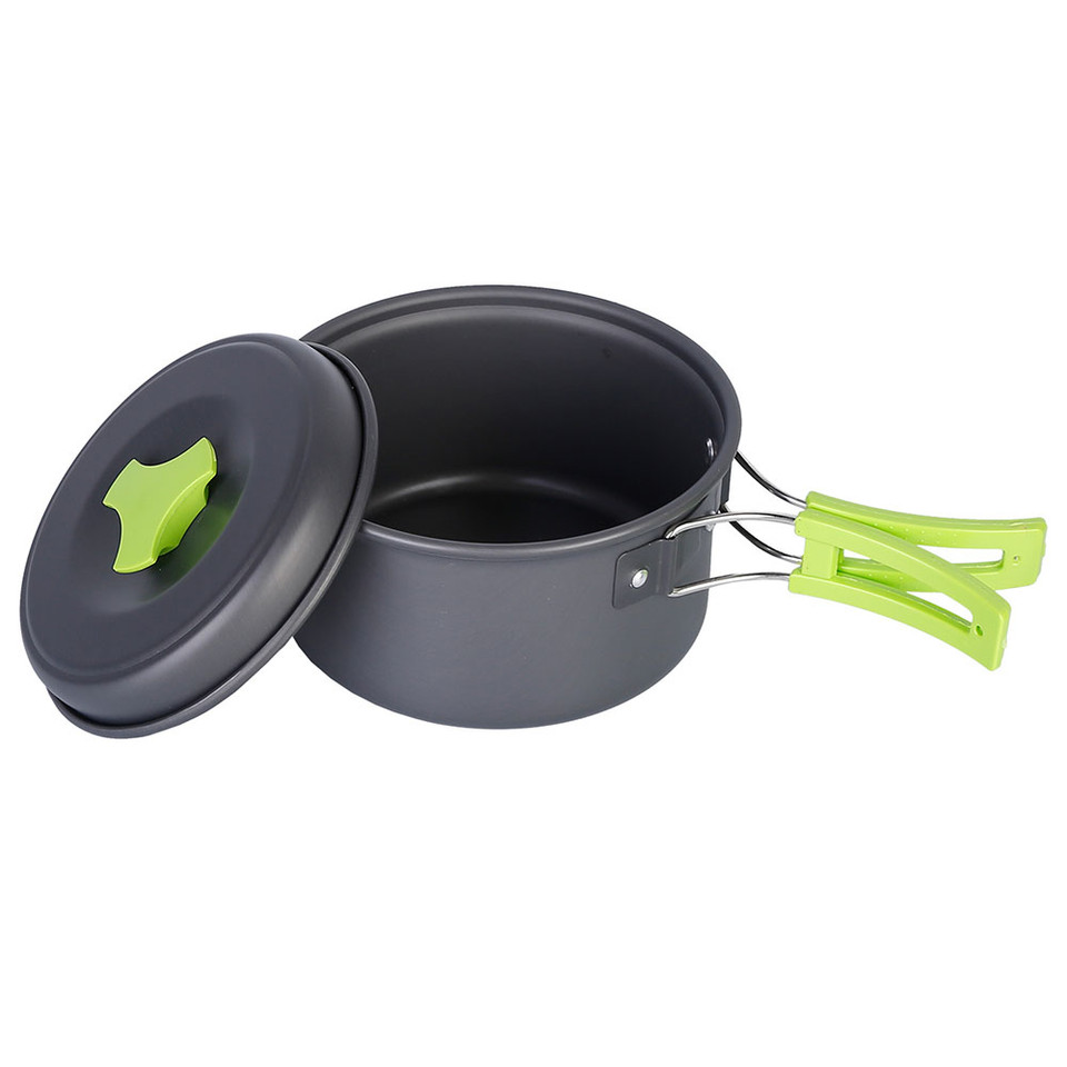 9-Piece Aluminum Camping Cookware Mess Kit product image