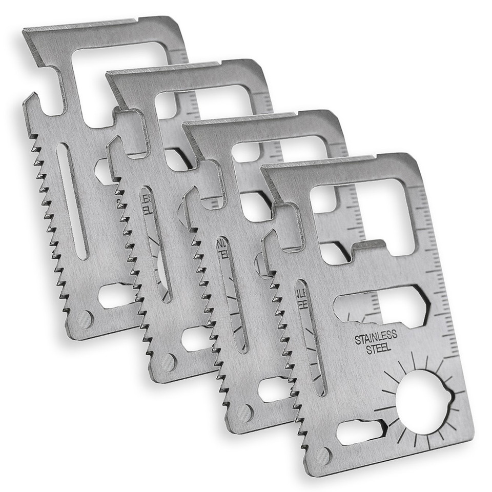12-in-1 Stainless Steel Wallet Tool (1- to 4-Pack) product image