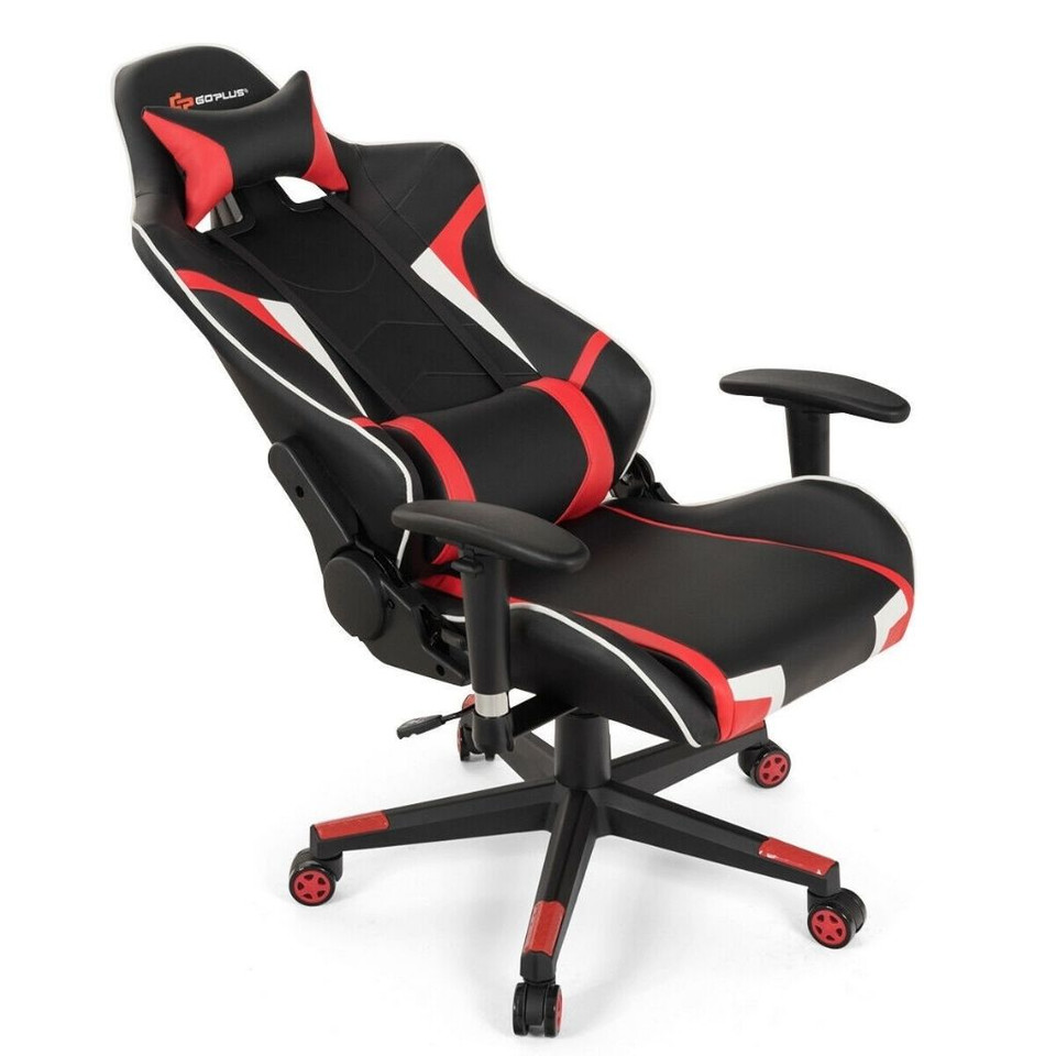 Reclining Gaming Chair with Massaging Lumbar Support product image