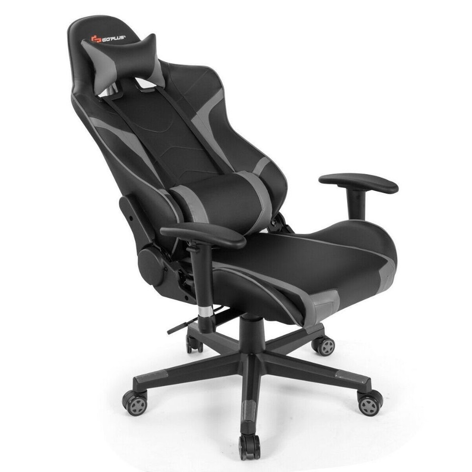 Reclining Gaming Chair with Massaging Lumbar Support product image