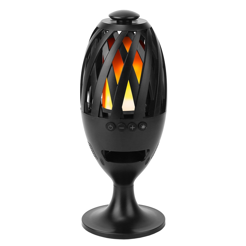 Wireless Bluetooth LED Speaker with Real Flame Torch Light Effect product image