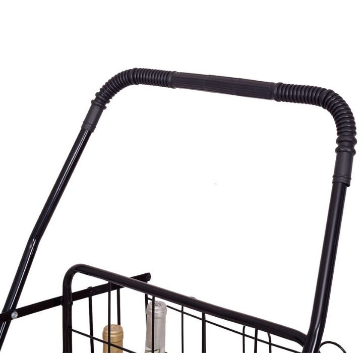 Jumbo Folding Rolling Shopping Cart product image