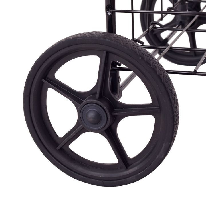 Jumbo Folding Rolling Shopping Cart product image