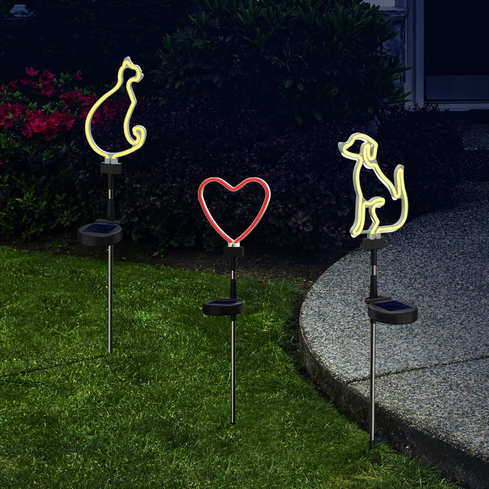 Touch of Eco® Neon Stake™ Solar LED Stake Light (2-Pack) product image