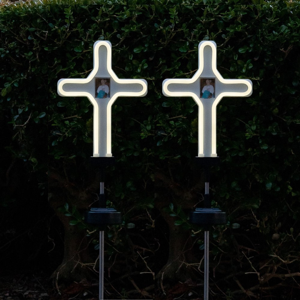 Touch of Eco® Neon Stake™ Solar LED Stake Light (2-Pack) product image