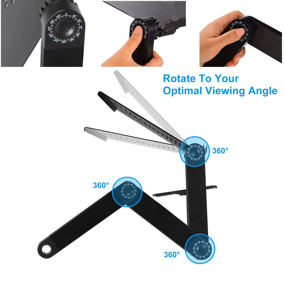 iMounTEK® Foldable Laptop Table Desk with Mouse Pad product image