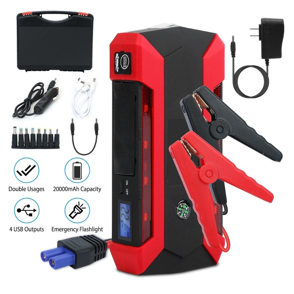 20,000mAh Car Jump Starter Booster & Backup Battery Charger product image