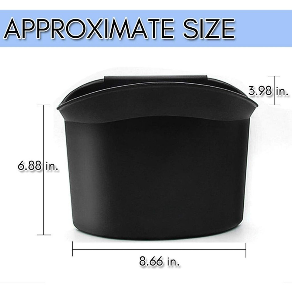 Zone Tech Portable Hanging Mini Car Garbage Can product image