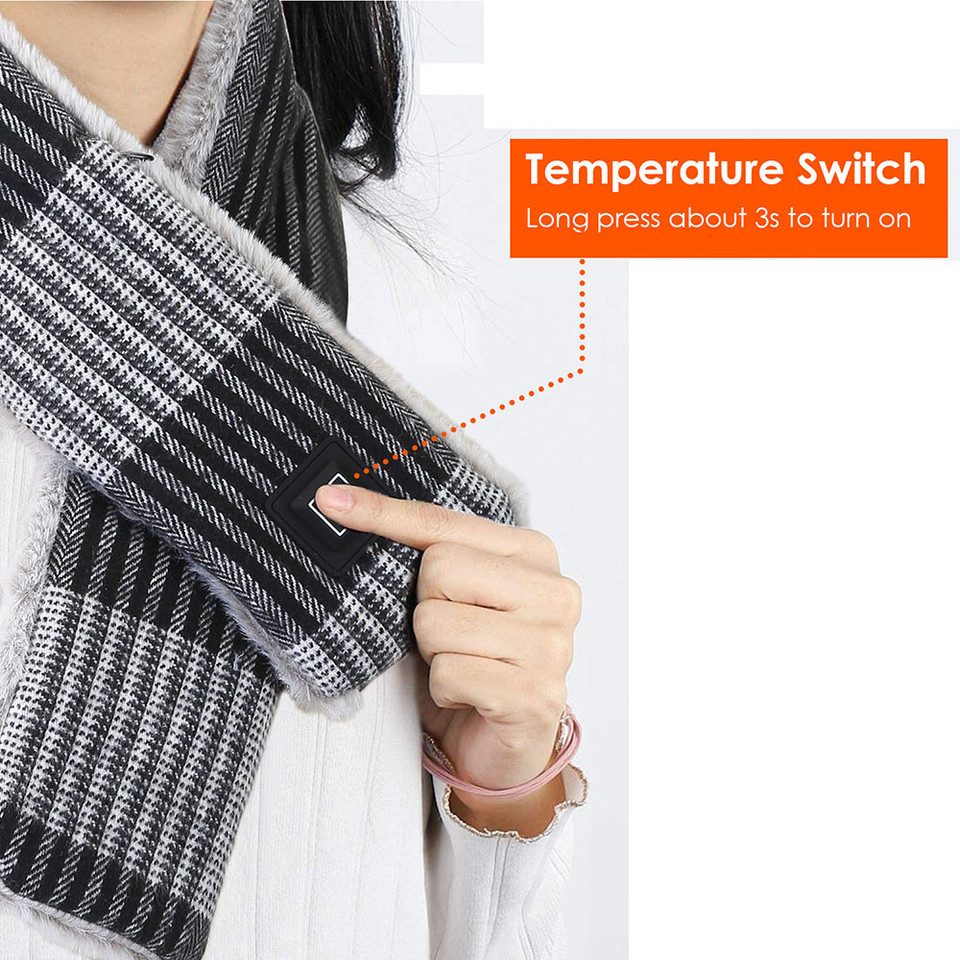 N'Polar™ USB Electric Heated Scarf (Requires Power Bank) product image