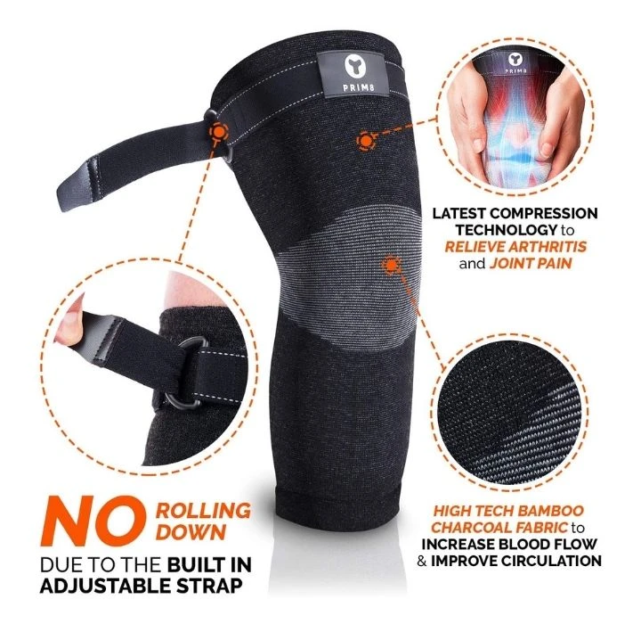 PRIM8® Knee Brace Compression Sleeve (1-Pair) product image