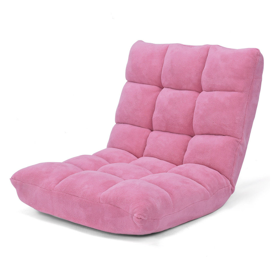 Adjustable 14-Position Microsuede Floor Chair product image