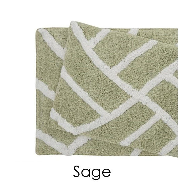 100% Cotton Plush Water Absorbent Bath Mat (2-Pack) product image