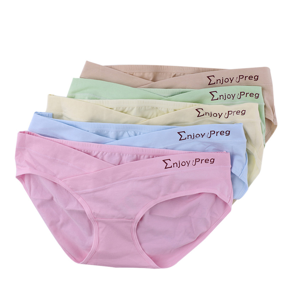 Women's Low-Waist Cotton Maternity Panties (5-Pack) product image