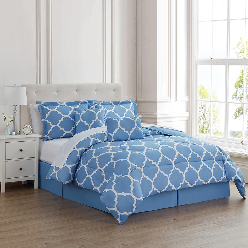 Kathy Ireland 6-Piece Oversized Trellis Comforter Set product image