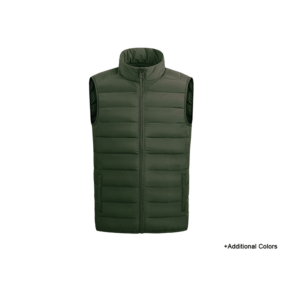 Men’s Full-Zip Lightweight Puffer Vest Jacket product image