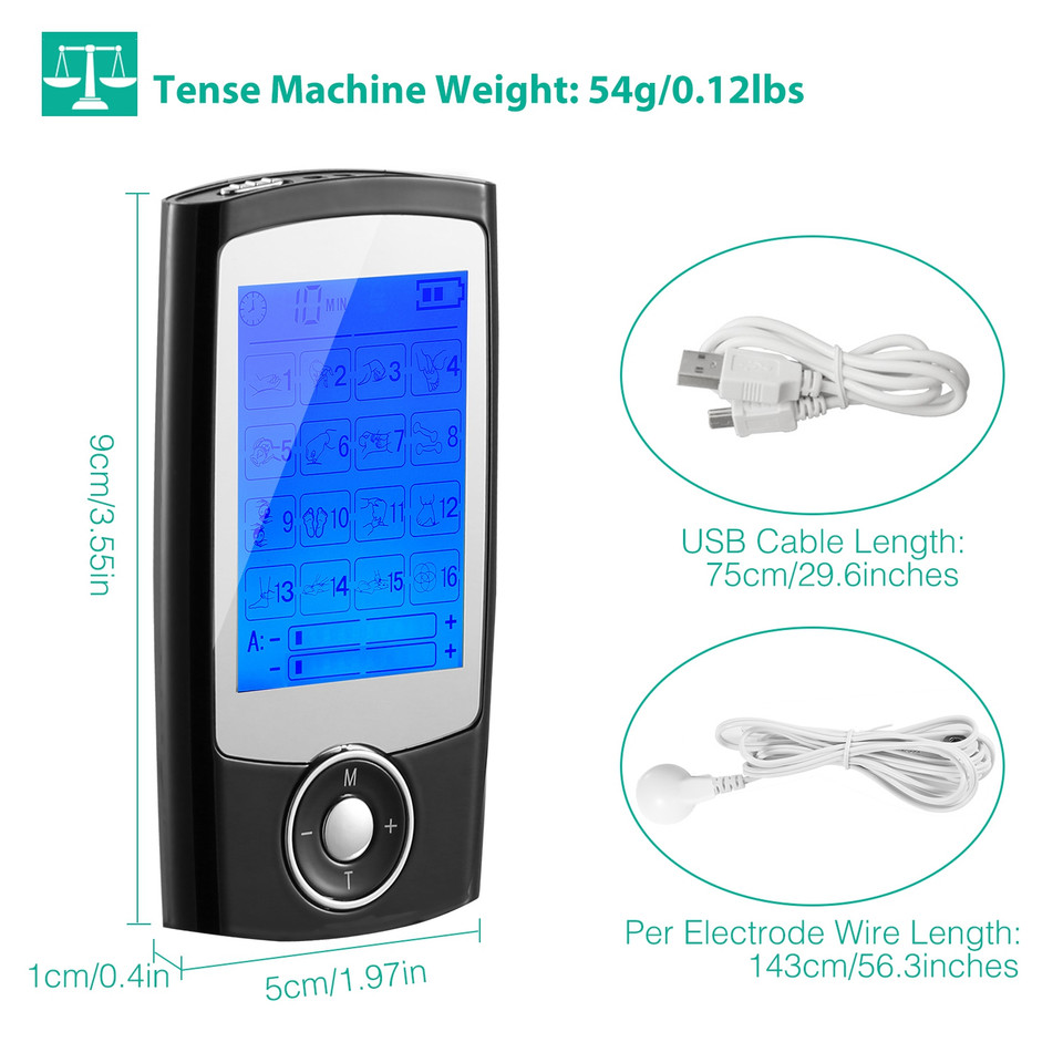 16-Mode Impulse Massager TENS  Unit Muscle Stimulator product image