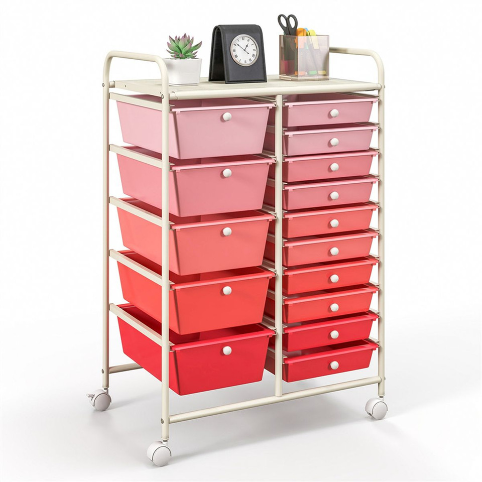 Rolling 15-Drawer Storage Cart product image