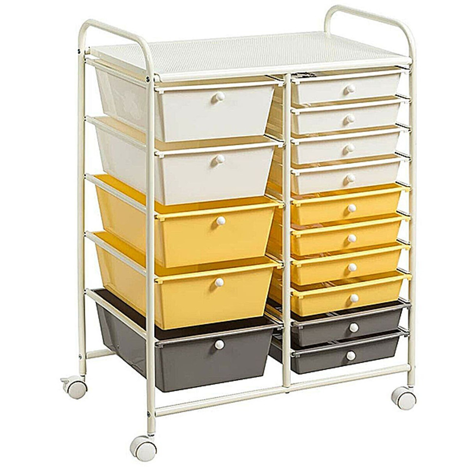 Rolling 15-Drawer Storage Cart product image