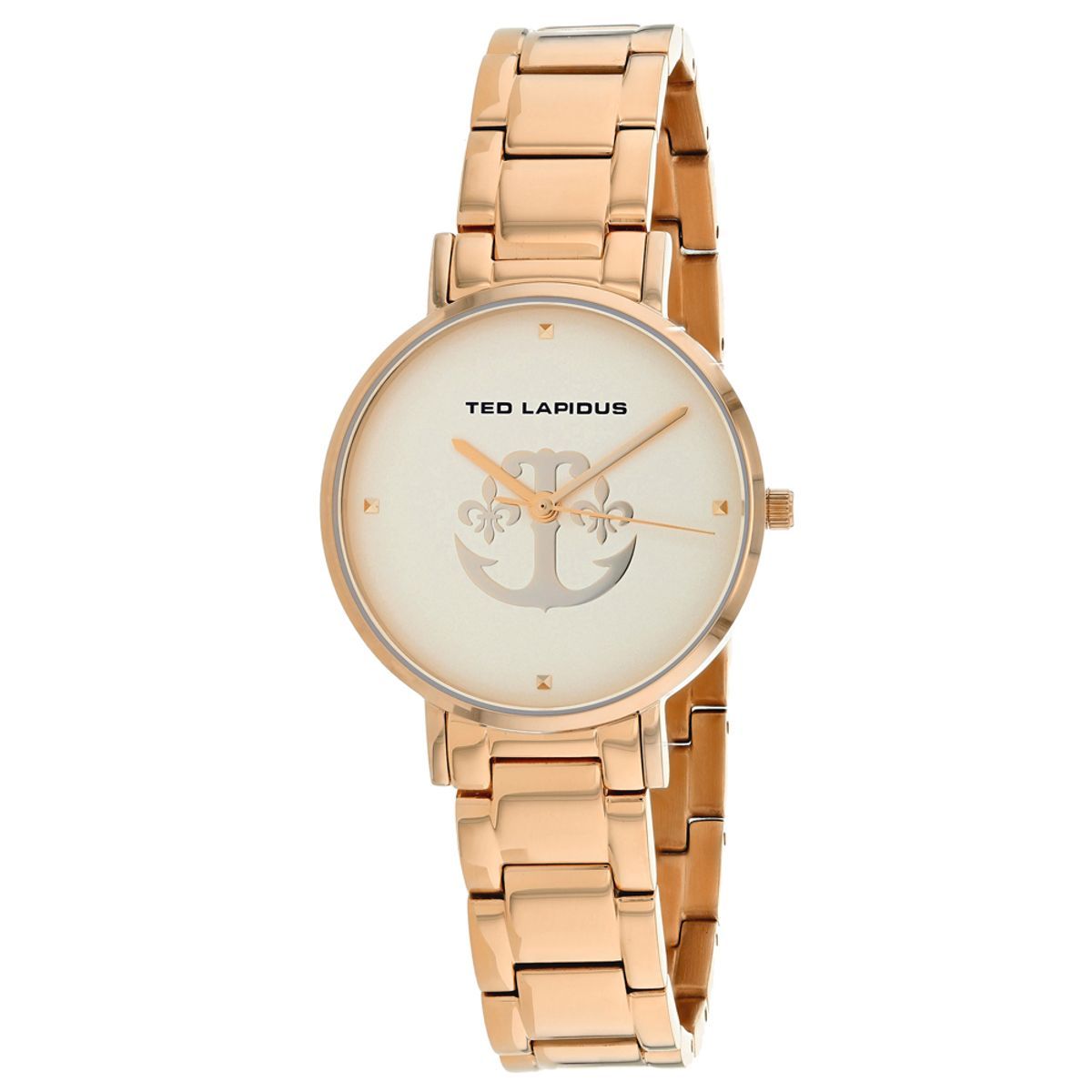 Ted Lapidus Women's Classic Dial Watch - Rose Gold