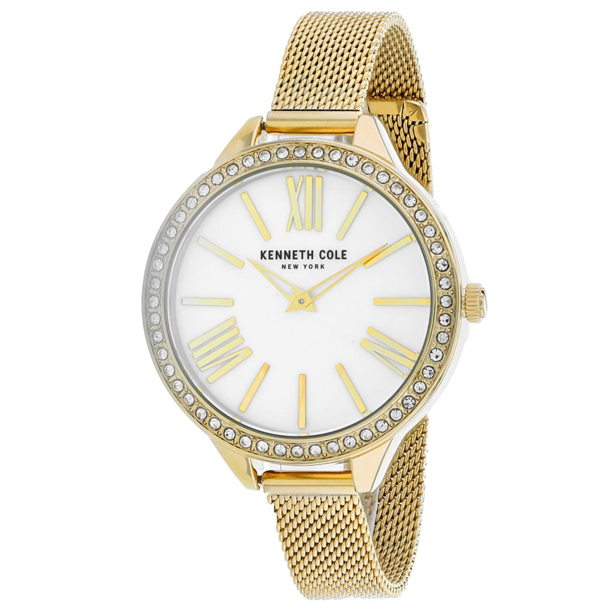 Photos - Wrist Watch Kenneth Cole Women's Classic Watch - Gold  KC (Roman Numerals)