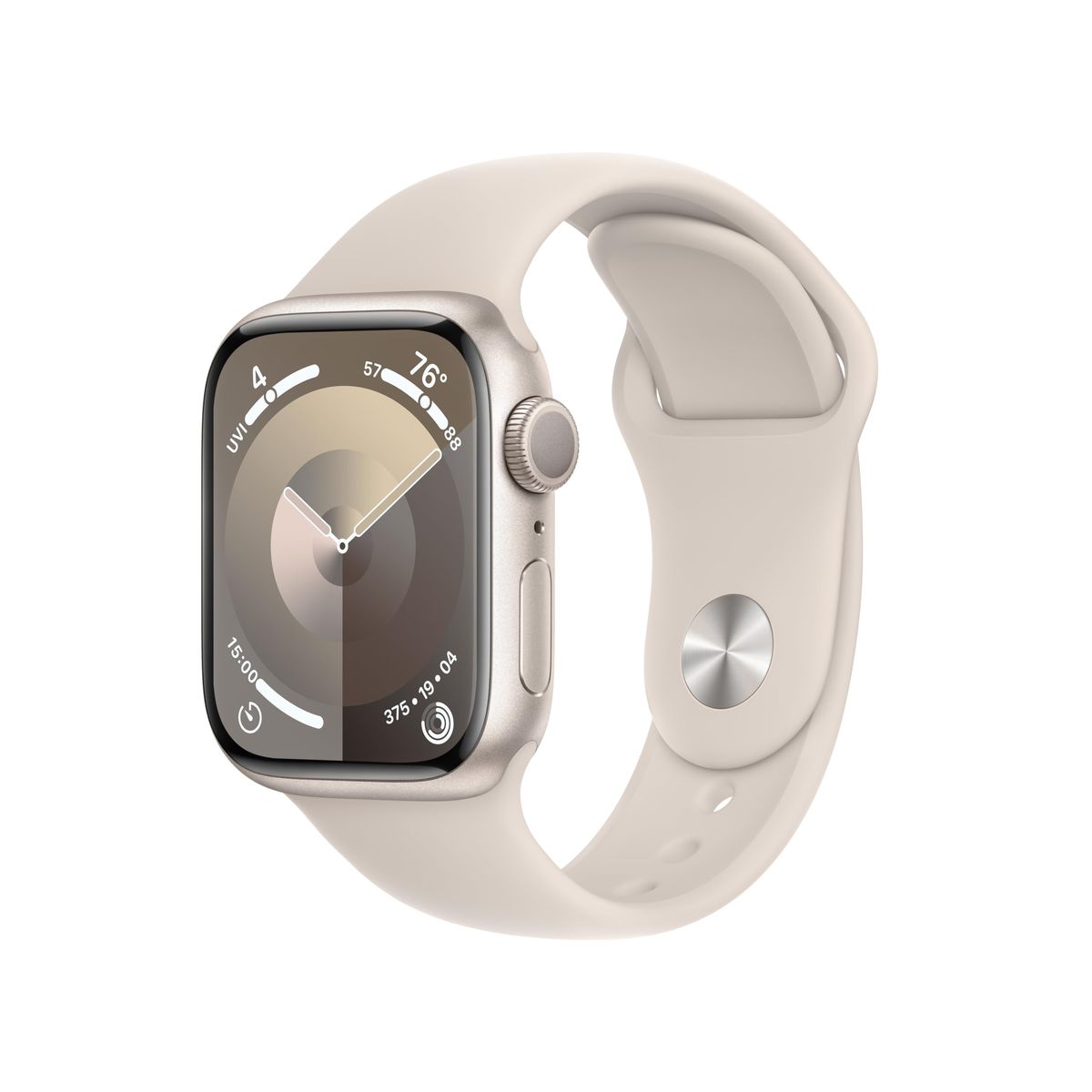 Photos - Smartwatches Apple Watch Series 9, 41mm - Starlight - M/L APPWS941MR8U3LLA 