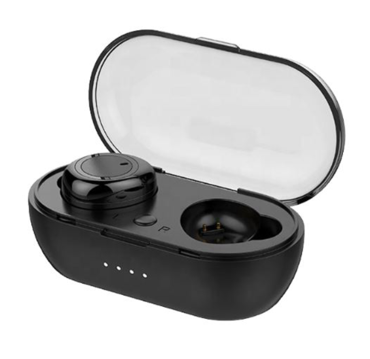 Photos - Headphones Private Label Wireless Earbuds with Charging Case & Touch Controls - Black